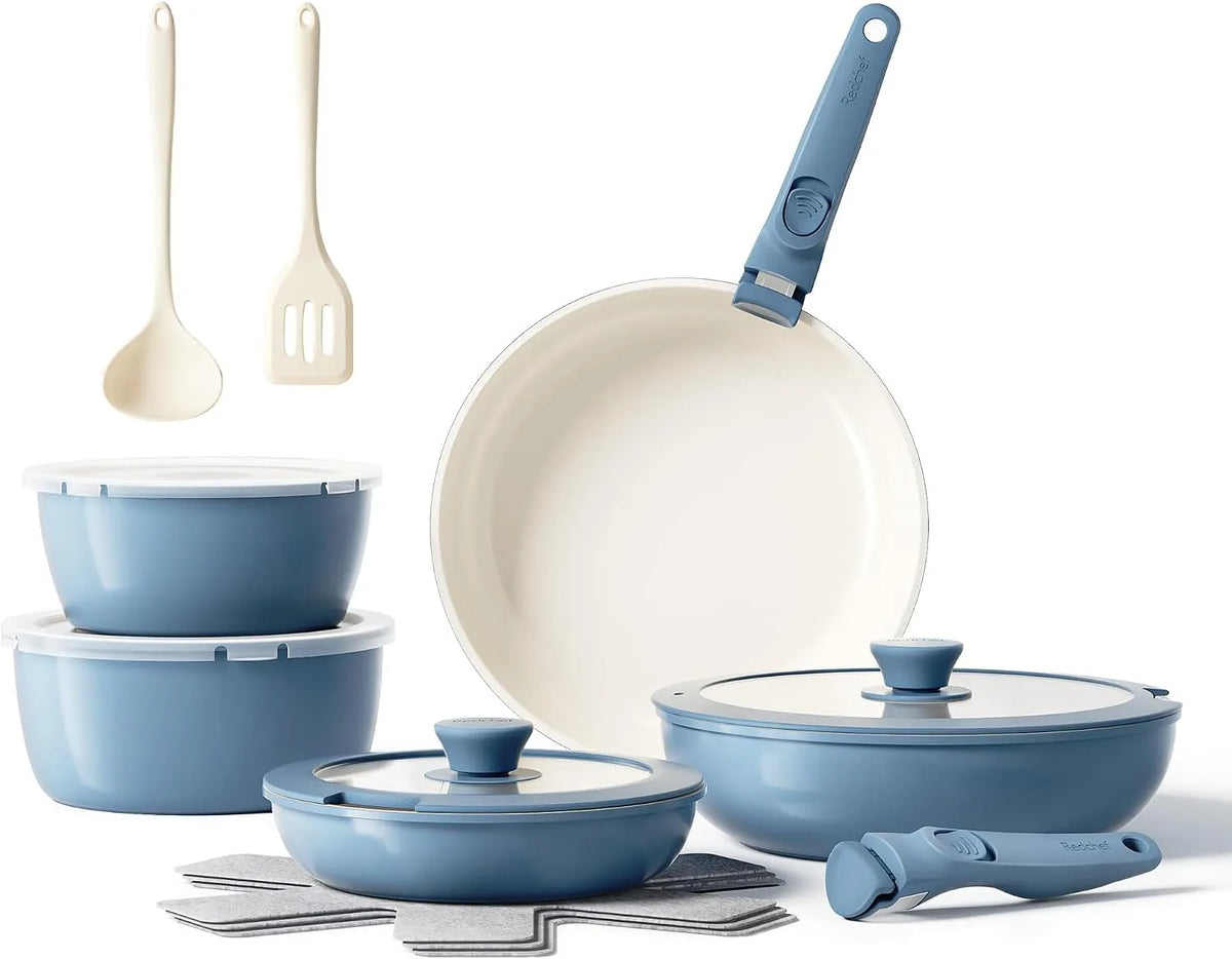 Ustensile de cuisson, camping, amovible, sans PFAS PFOA et PTFE