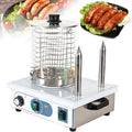 550W/1200W 2-Stick Machine À Hot-Dog, Cuiseur, 550 W, 1200 W, vapeur, 2 zones de température, pour Saucisses