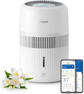 Philips HU4209/00 Humidificateur, Capteur, 3,5 L, 41 m, 6 dB, 275 ml/h, grand réservoir, dalle IPS, hygiène, silencieux, blanc