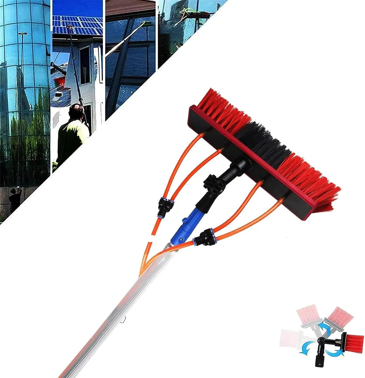10m Nettoyeur, Brosse, 30cm, 10 m, 30 cm, 3 m, argenté