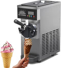 Machine à Glace, machine à glace et sorbet, 5 Kg, écran LCD, professionnel, gris, pour Snacks Grey