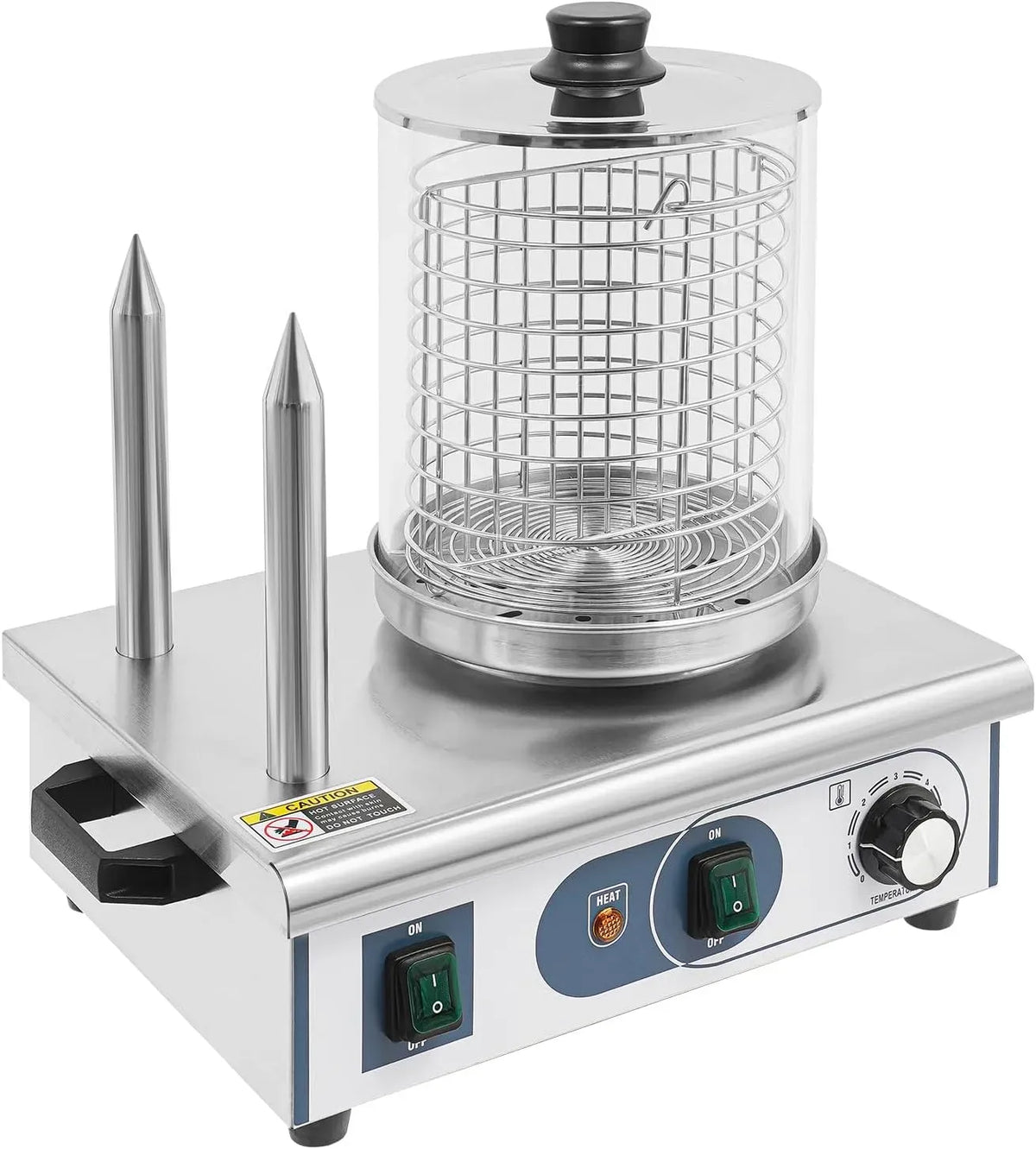Machine à hot, 16 cm, professionnel, acier inoxydable, fonction chauffante