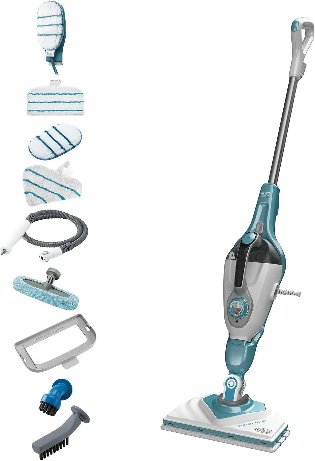 Black+Decker 2-en-1 BHSM166DSM-QS Accessoire pour appareil, vapeur, noir