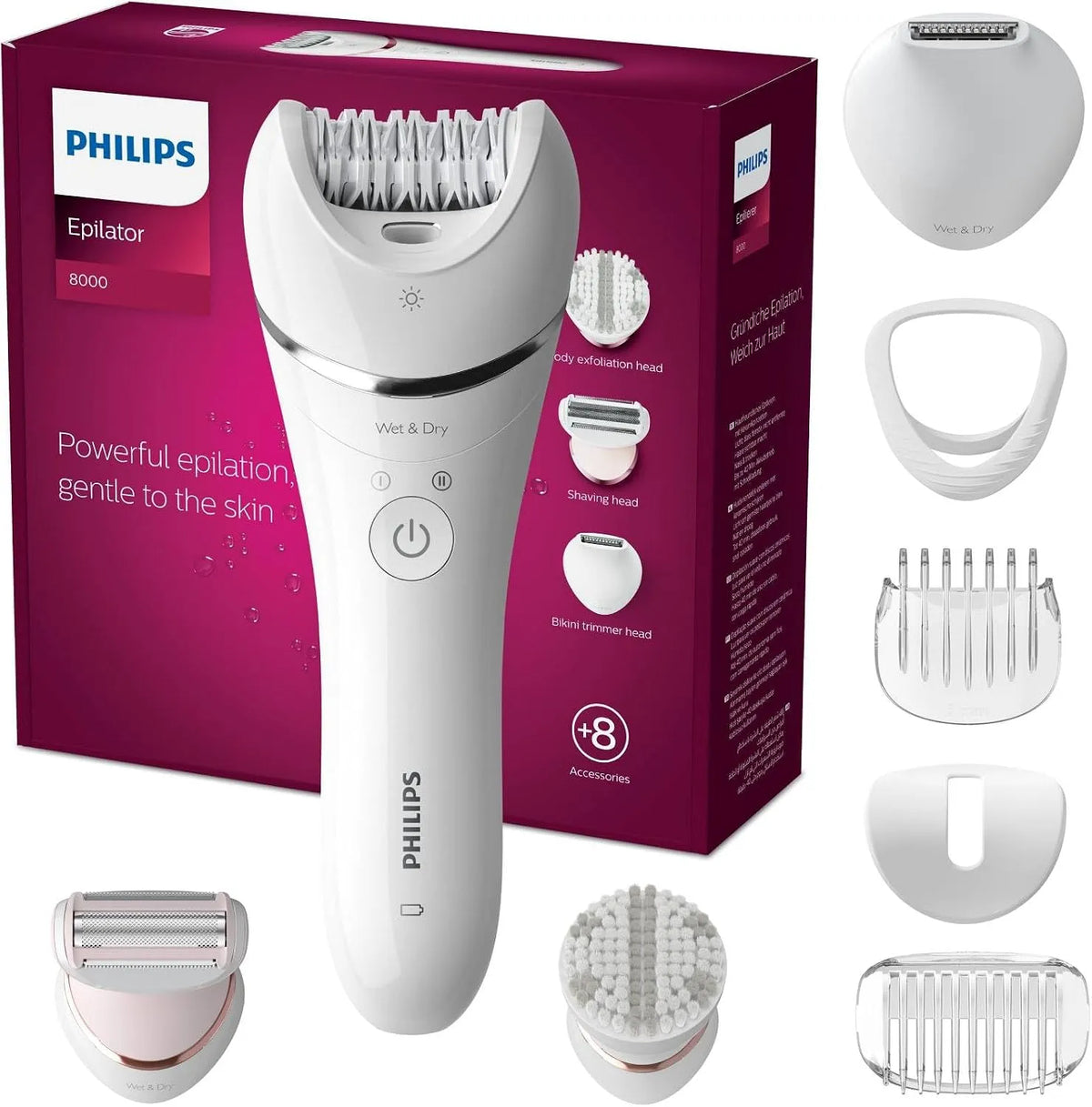 Philips Series 8000 BRE735/00 Accessoire pour appareil, dalle IPS