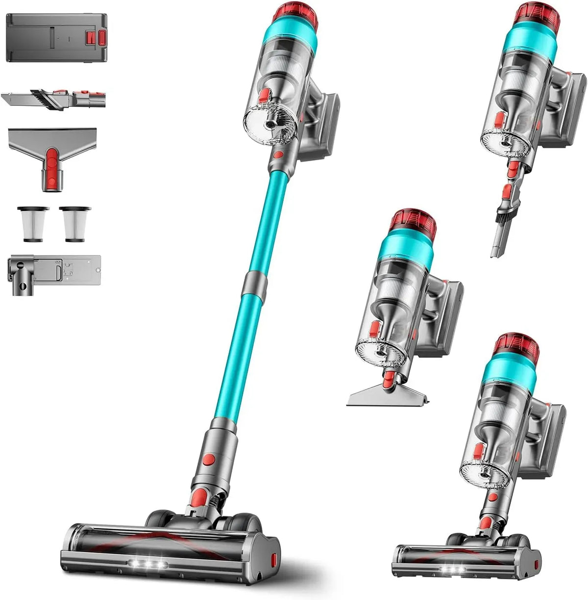 Aspirateur 60KPA/600W, 600 W, appareil électrique d'aspiration, Aspirateur Balai sans Fil