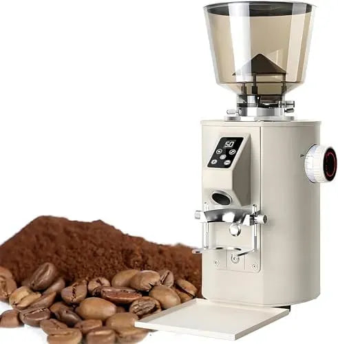 Porte-Filtre, Moulin, broyeur à grains de café, professionnel, blanc, pour Une mouture réglable