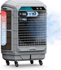 Climatiseur, 200 L, Symphony XL-200, industriel, gris, Ventilateur XXL à Haut Débit 18000m³/h, 120 m², Matériaux PRO, Triple Filtre XL