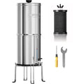 Robinet de cuisine, 3,8 L, portable, camping, Purewell Filtre à Eau par Gravité Portable 3,8L, Réduit 99% du Chlore, Camping-Car et Maison