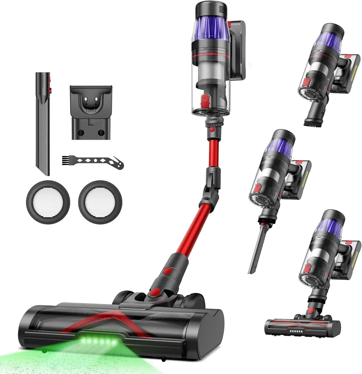 Aspirateur 50Kpa/60min, appareil électrique d'aspiration, Ultenic Aspirateur Balai sans Fil